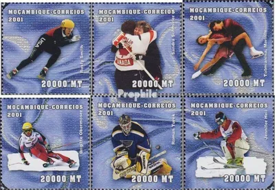 Produktbild von Briefmarken Mosambik 2001 Mi 1970-1975 postfrisch Olympische Winterspiele 2002
