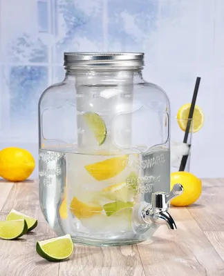 Produktbild von HI - Getränkespender aus Glas mit Zapfhahn Wasserspender 4L