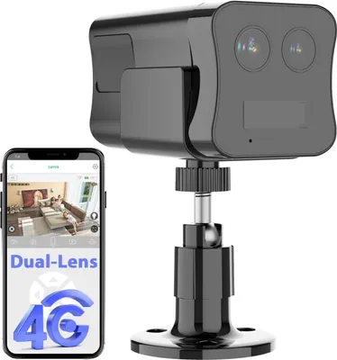 Zdjęcie produktu dla podwójna kamera 4G IP mini D9
