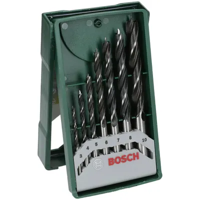 Image de Jeu de mèches à bois 3-10 Bosch (7 pièces) 2607019580