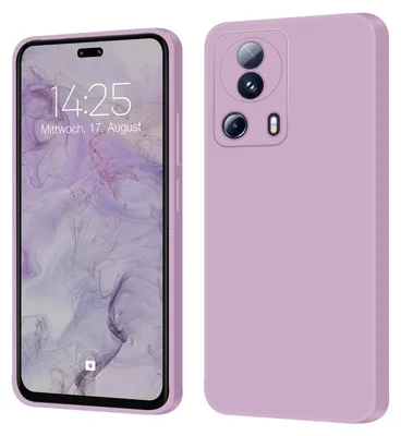Produktbild von Hülle für Xiaomi 13 Lite 5G Case Cover Bumper Smartphone Softgrip Schutzhülle Farbe: Lila