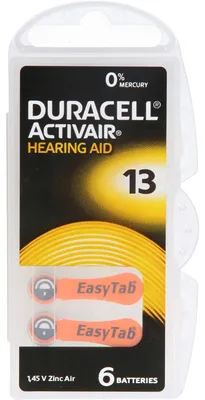 Produktbild von Batterien f.Hörgeräte Duracell 13 6 St