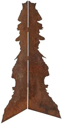 Produktbild von Ecksäule Gartendeko Edelrost 113 cm Dekosäule Rostsäule Rost Dekoration Säule