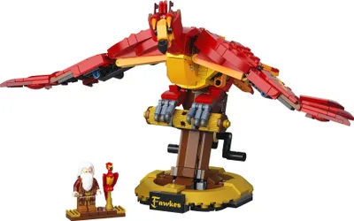 Produktbild von LEGO 76394 Harry Potter Fawkes, Dumbledores Phönix, Fanartikel, Geschenk