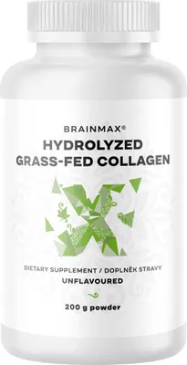 Zdjęcie produktu dla BrainMax Kolagen Hydrolizowany, Grass-fed Collagen, 200 g