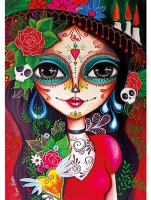 Image de Magnolia Puzzle Catrina - 1000 Teile Legespiel Multicolour