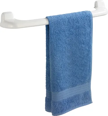 Produktbild von WENKO Badetuch Stange Pure Handtuch Halter 60 cm Dusche Aufhängung Accessoires