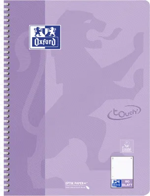 Produktbild von Oxford Collegeblock Touch Pastell DIN A4+ dotted punktkariert 80 Blatt (1 Stück)