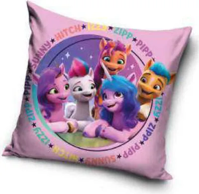 Obrázek produktu pro Polštářek My Little Pony 40 x 40 cm fialový/růžový