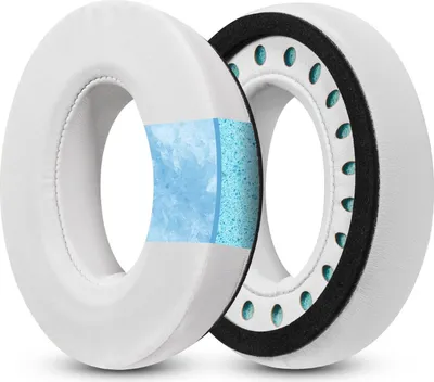Image de INF Coussinets d'oreille en gel rafraîchissant pour casque Bose QC35 Blanc