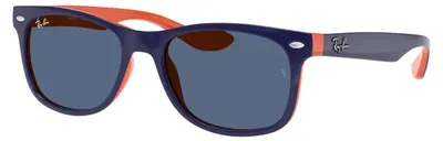 Imagen del producto de Ray-Ban New Wayfarer Junior, para niños, uni, modelo Wayfarer, forma cuadrada, montura completa, lentes