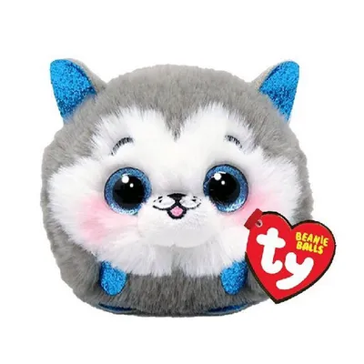 Image de Pluszowy Jelonek SLUSH - szary husky do przytulania, idealny towarzysz zabaw, stworzony z myślą o wspaniałych chwilach !