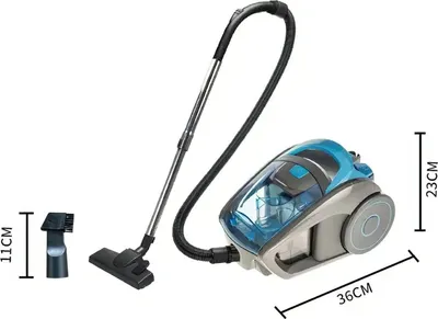 Zdjęcie produktu dla Odkurzacz przenośny – odkurzacz do pracy na mokro i sucho – 2500 W – siła ssania 15000 Pa – 220 V 50/60 Hz – kabel 5 m – biały
