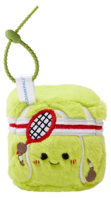 Productafbeelding van MGM Toy - Sleutelhanger "Squarepal" - Tennis - Anti-stress pluche - 193715 - M