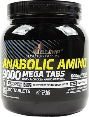 Produktbild von Olimp Amino 9000 Mega Caps 300 Tabletten