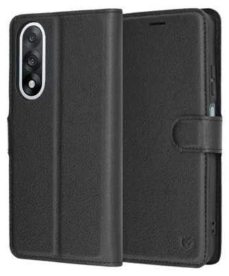Obrázek produktu pro Techsuit – kožené pouzdro typu folio pro OnePlus Nord 5 – černé