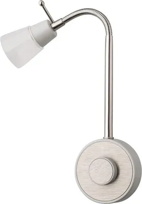 Produktbild von Dimmbare Steckerlampe Silber 2W flexibel Warmweiß 2700K