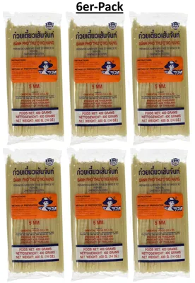 Produktbild von 6er-Pack Farmer Reisbandnudeln Banh Pho (5mm) 400g