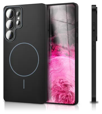 Produktbild von NALIA Ultradünnes Magnet-Hardcase für Samsung Galaxy S26 Ultra – MagSafe kompatibel, Matt & Anti-Fingerabdruck – Marke aus Berlin –  Onyx-Schwarz