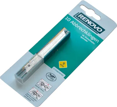 Produktbild von 10 Abbrechklingen 9mm im Spender