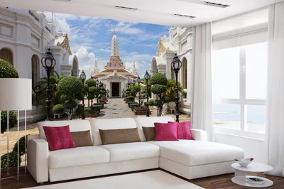 Produktbild von Vlies Fototapete BANGKOK 375 x 250 cm (inkl. Kleister) - Vlies Tapete, Wandtapete, Wandbilder - Tapete für Wohnzimmer Schlafzimmer, Büro, Küche - Montagefertig