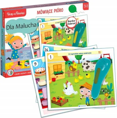 Produktbild von CLEMENTONI | Lernspielzeug Sprechende Feder - 3-5 Jahre - Interaktive Spielentwicklung - Mit 24 Aufgaben