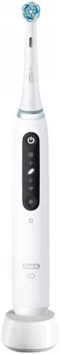 Produktbild von Oral-B iO Series 5, Erwachsener, Rotierende-vibrierende Zahnbürste, Tägliche Pflege, Intensiv, Sensibel, Super sensitive, Whitening, Weiß, 2 min, Weiß