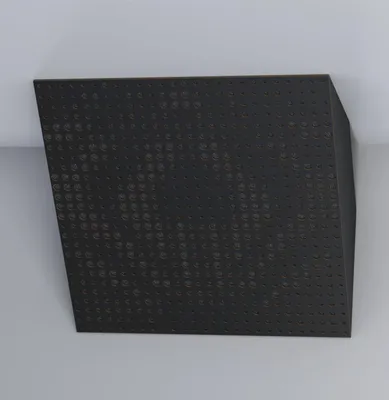 Obrázek produktu pro Balení po 2 kusech – Akustický rohový basový lapač | 50 x 50 cm | Nízkofrekvenční absorpce pro studia a divadla | Difúze | [UNIVERSE-H-150 mm | Černá]