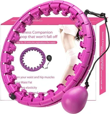 Immagine prodotto di Hula hoop per adulti, 24 bottoni, regolabile, fitness