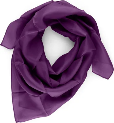 Produktbild von Seidentuch Halstuch Tuch violett lila Seide 90x90cm