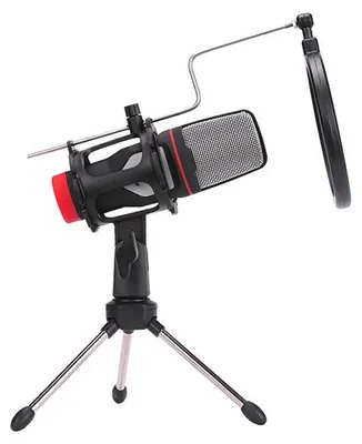 Zdjęcie produktu dla Marvo MIC-02, Mikrofon studyjny, -38 dB, 50 - 16000 Hz, -36 dB, Wielokierunkowy, Przewodowa