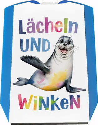 Produktbild von Seehund Lächeln und Winken Parkscheibe