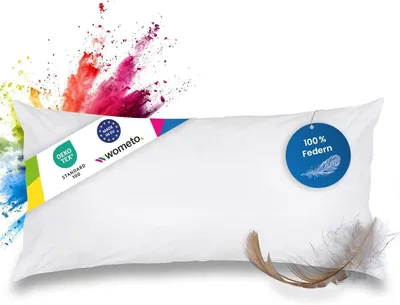 Produktbild von Federkissen 40x80 cm, 100% Federn, Waschbar, , fuer Sofa, Schlafzimmer