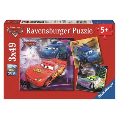 Produktbild von Auf der Rennstrecke. Puzzle 3 X 49 Teile