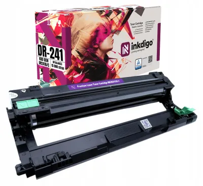 Produktbild von Inkdigo Bildtrommel DR241 für Brother DCP-9015CDW, DCP-9020CDW, HL-3140CW, HL-3150CDN – CMYK, 15000 Seiten,