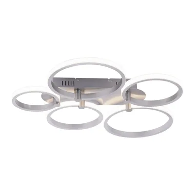 Imagen del producto de JOHANNA Leuchten: Lámpara de techo empotrada, acero. 2xLED 11,5W, 2xLED 9W, 1xLED 7W, 3000K. Lámpara interior, IP20