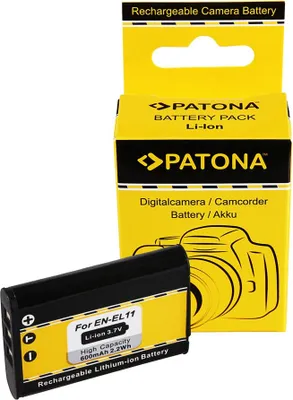 Produktbild von PATONA 1073, Universal, 600 mAh, 3,7 V, Lithium-Ion (Li-Ion)