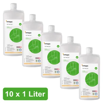 Produktbild von DrDeppe - Op Sept pur - alkoholhaltiges Händedesinfektionsmittel - 10 x 1 L