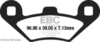 Produktbild von EBC Bremsbeläge Organic Scooter SFA650