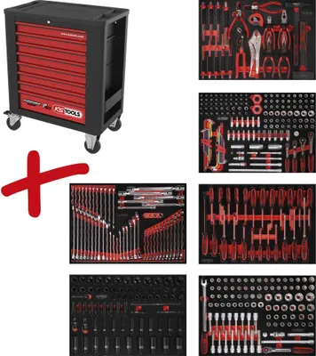 Produktbild von KS Tools PERFORMANCEplus Werkstattwagen-Satz P15
