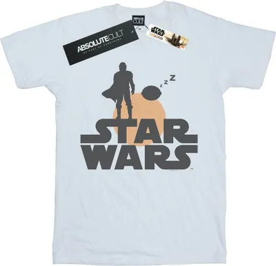 Produktbild von Star Wars - "The Mandalorian And The Child" T-Shirt für Damen BI45625 (XXL) (Weiß)