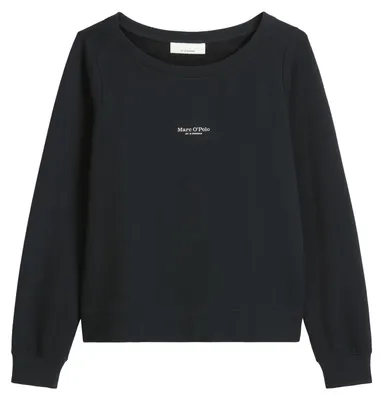 Produktbild von Marc OߴPolo Damen Sweatshirt aus Baumwolle Relaxed Fit, Blau (Deep Night Blu