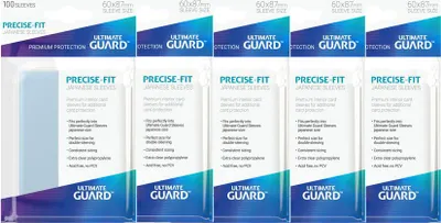 Produktbild von BUNDLE 5x100 Ultimate Guard Precise-Fit Sleeves Japanische Größe (60x87mm)