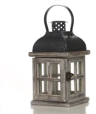 Obrázok produktu pre Retro petrolejová lampa, vetruodolná kovaná železná lampa, svietnik na aromaterapeutické sviečky, dekorácia do obývačky