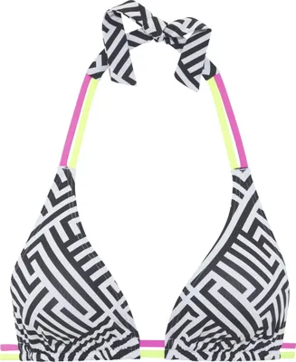 Produktbild von Buffalo Triangel-Bikini-Top Gioletta schwarz-weiß Größe 40 Cup A/B