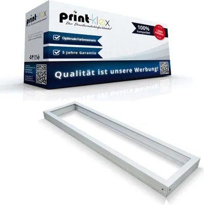 Produktbild von LED Panel Rahmen 120 x 30cm Deckeneinbaurahmen Deckenmontage Aufputz Weißerrahmen - Office Pro Serie