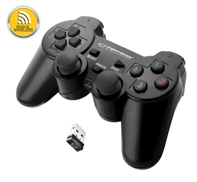 Zdjęcie produktu dla Esperanza EGG108K, Gamepad, PC, Playstation 3, D-pad, Analogowa/Cyfrowa, Przewodowa, USB 2.0