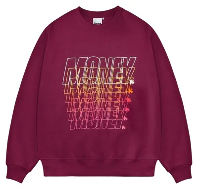 Produktbild von Money - Sweatshirt für Herren GT19644 (M) (Pflaume)