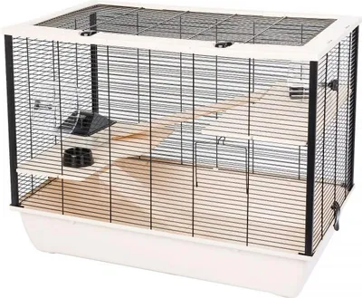 Obrázek produktu pro INTER-ZOO Hugo Wood béžová - klec pro hlodavce - 78 x 48 x 58 cm