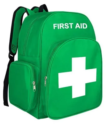 Image de Sac de premiers secours, rouge, étanche, trousse de secours vide